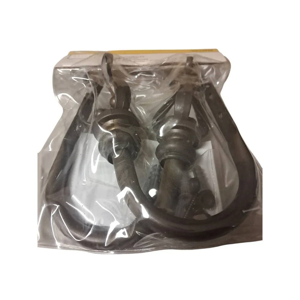Metal Holdbacks Style Selections Aged Bronze Finish #0333928‎ Set of 2